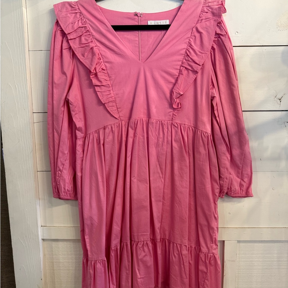 Karlie Vibrant Pink Dress